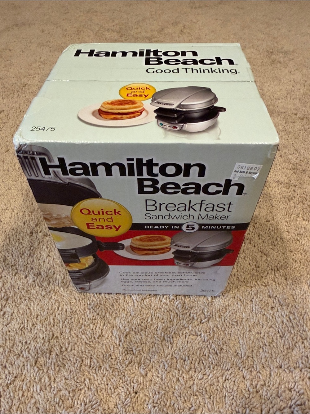 New! Hamilton Beach Breakfast Sandwich Maker